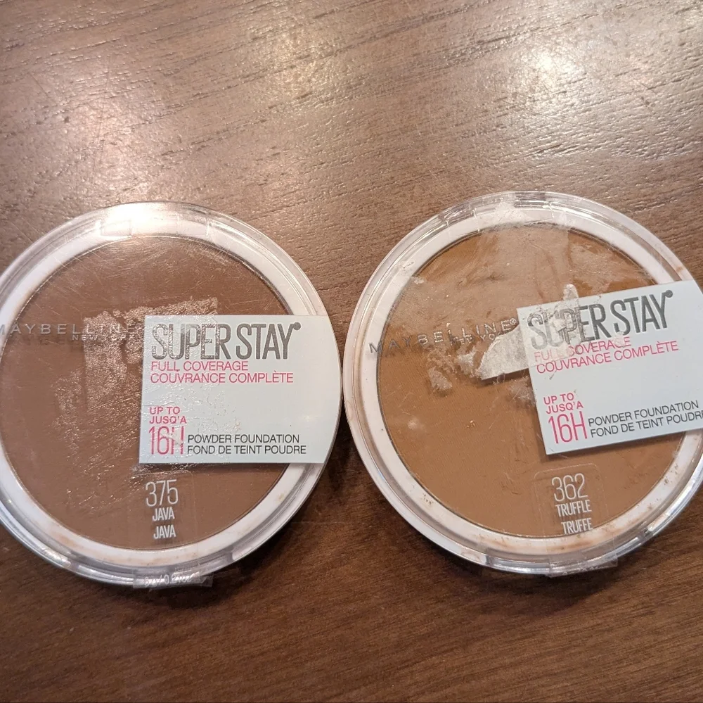 2 Maybelline Super Stay Full Coverage Powder Foundation